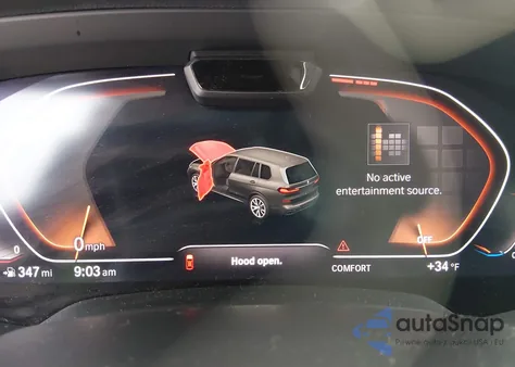 2020 BMW X7 xDrive40I из США, поврежденный, VIN 5UXCW2C00L9B68239